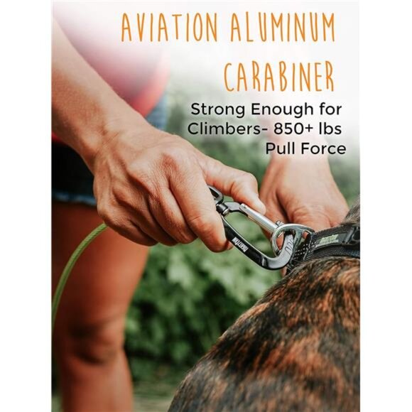 Dog Leash - Anti Biting Pets Leashes - Chew Proof Metal Cable -  Ideal for Large - Picture 4 of 7